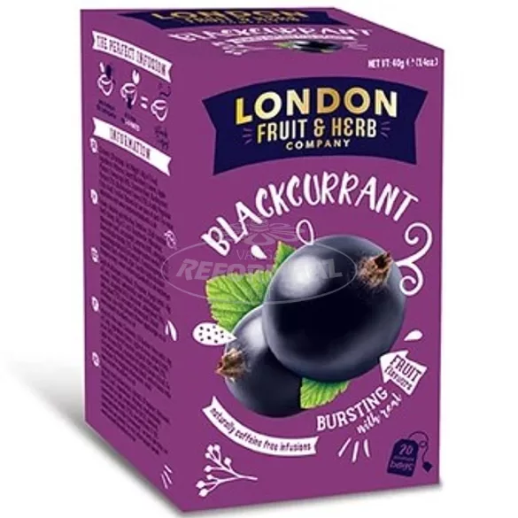 London gyümölcstea Feketeribizli filteres 20x