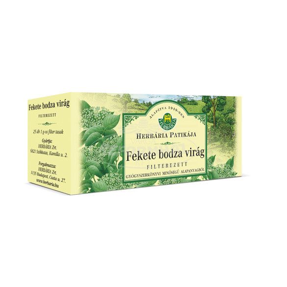 Herbária Bodzavirág tea filteres 25x1g 25g