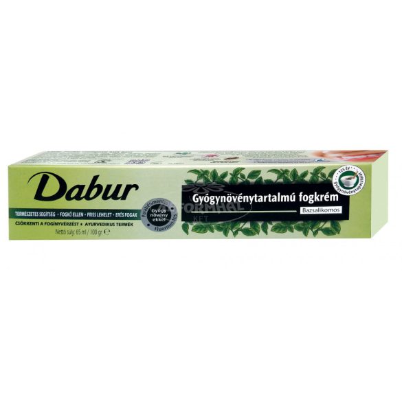 Dabur herbal fogkrém  bazsalikomos 100g