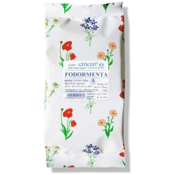 Gyógyfű tea Fodormenta 50g