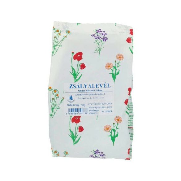 Gyógyfű tea Zsályalevél 50g