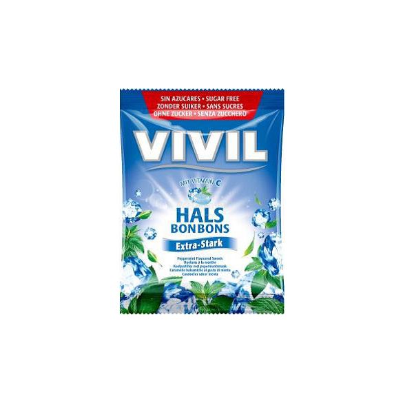 Vivil Cukormentes extra erős borsmentás torokcukor 60g