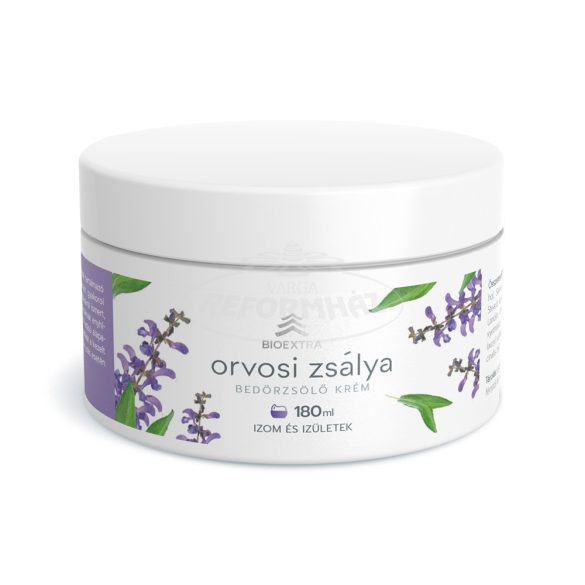 Bioextra Zsálya bedörzsölőkrém reumára 180ml