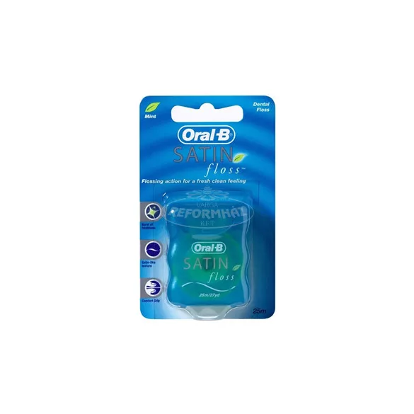 Fogselyem Oral B 25m Satinfloss mentholos 1db