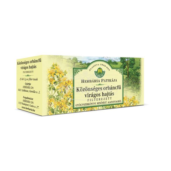 Herbária Orbáncfű tea filteres 25x2g 50g