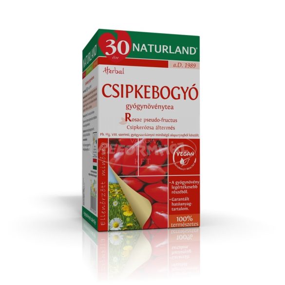 Naturland Csipkebogyó tea filteres 25x2,5g 75g