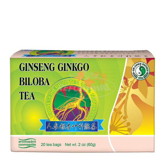 Dr.Chen Ginseng ginkgo és zöld tea keverék 20x3g 60g