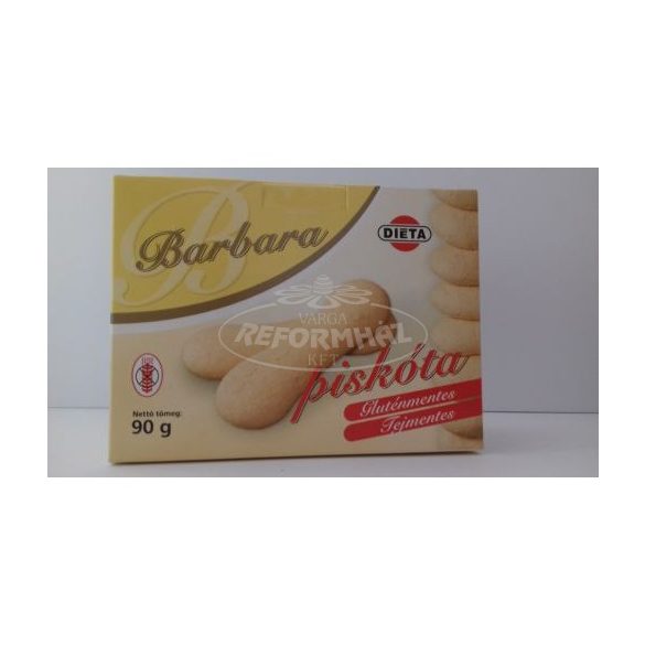 Barbara gluténmentes teasütemény piskóta 90g