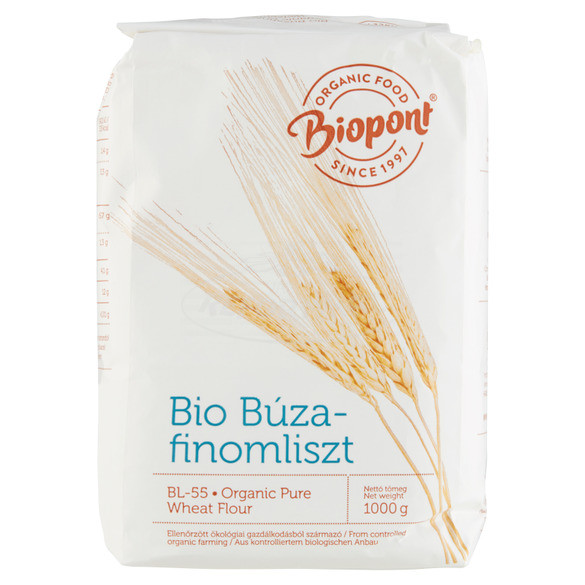 Biopont búzaliszt finom bio BL55 1kg