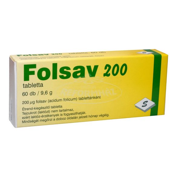 Selenium Folsav 200 tabletta 60x