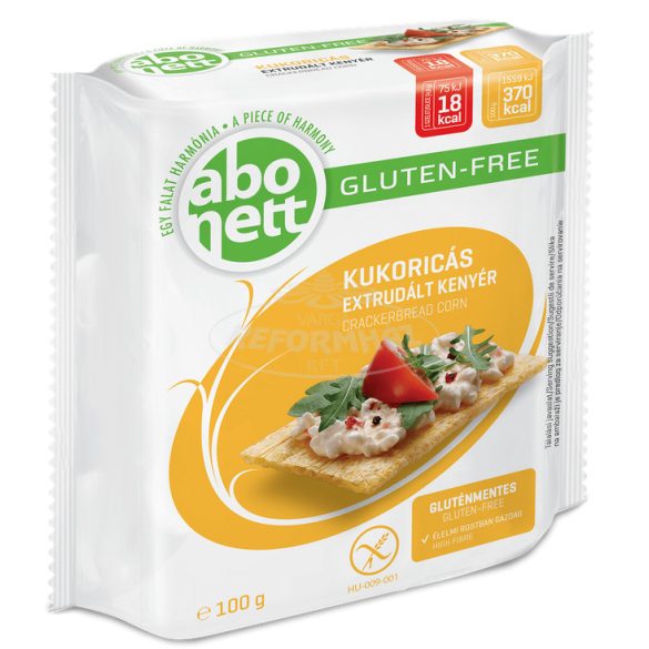 Abonett extrudált gluténmentes kukoricás kenyér 100g