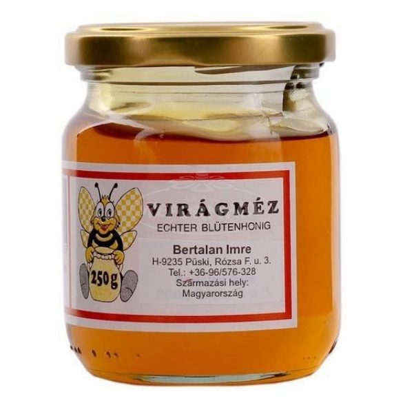 Bertalan Propoliszos virágméz eurovital 250g