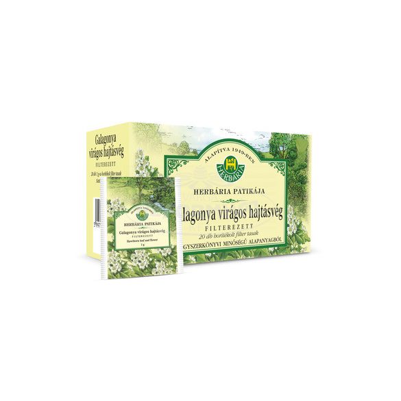 Herbária Galagonya tea filteres boritékolt 20x1g 20g