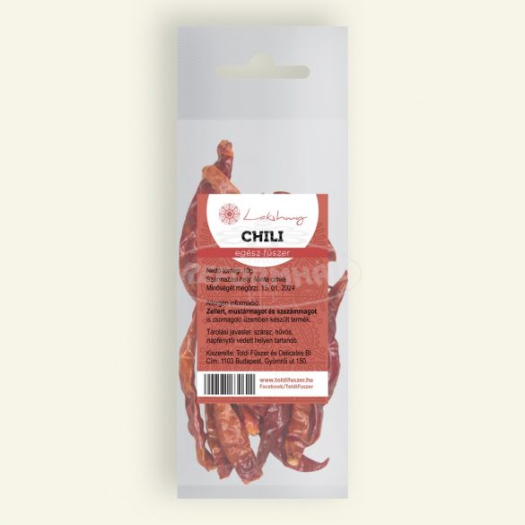 Toldi fűszer Chili egész 10g