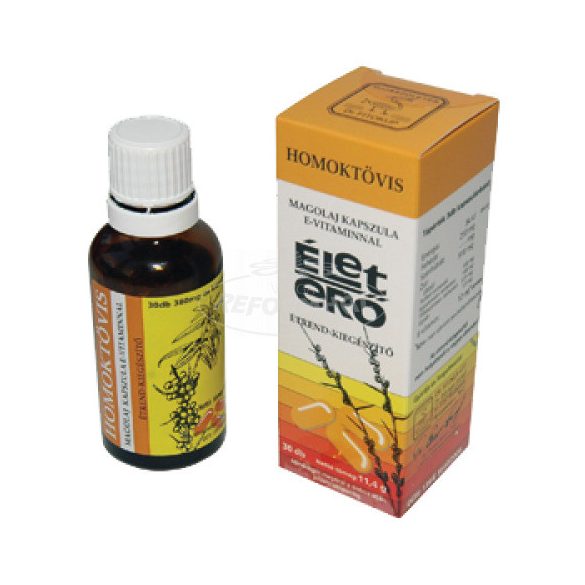 Dr.Fitokup Életerő Homoktövis magolaj kapszula+E-vitamin 30x