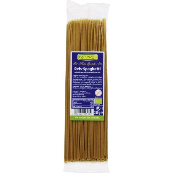 Rapunzel Bio Rizs-spagetti gluténmentes 250g