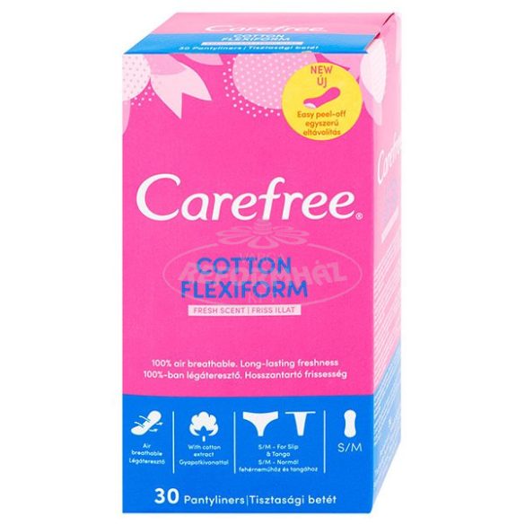 Carefree tiszt.betét flexi form fresh 30x