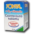 Tovita +D3 vitamin csonterősítő tabletta 60x