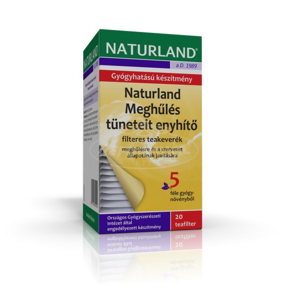 Naturland Meghűlés tüneteit enyhítő teakeverék filteres 20x