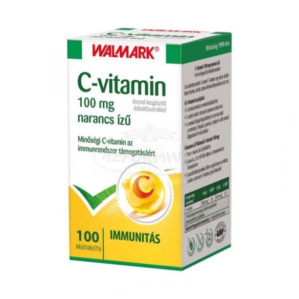 Walmark C-vitamin rágótabletta 100mg narancs 100x