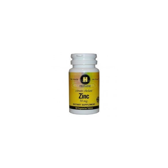 Highland Zinc 50mg tabletta 100x