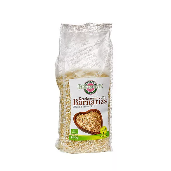 BiOrganik bio barnarizs 100% kerekszemű 500g