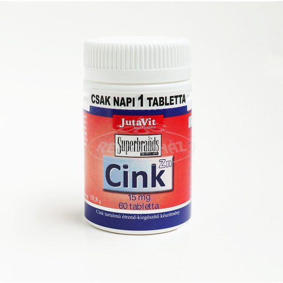 JutaVit Cink 15mg tabletta 60x