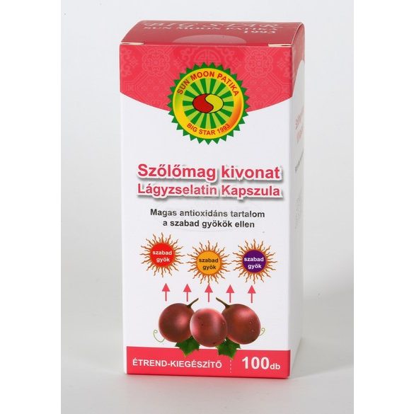 Big Star Szőlőmagolaj kapszula 500mg 100x