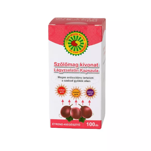 Big Star Szőlőmagolaj kapszula 500mg 100x