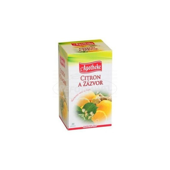 Apotheke gyümölcstea gyömbéres-citrom 20x