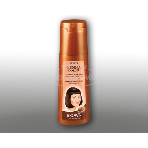 Henna color hajsampon barna és vörös hajhoz 250ml