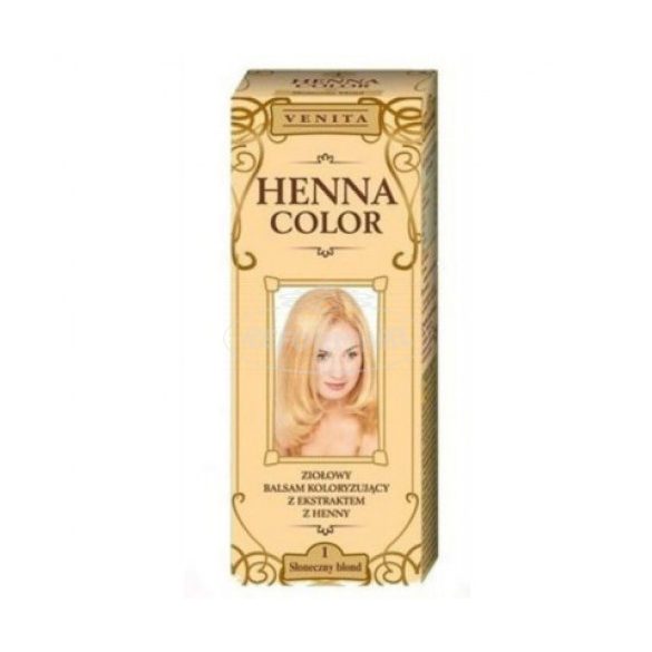 Henna color krémhajfesték 1 napszőke 75ml