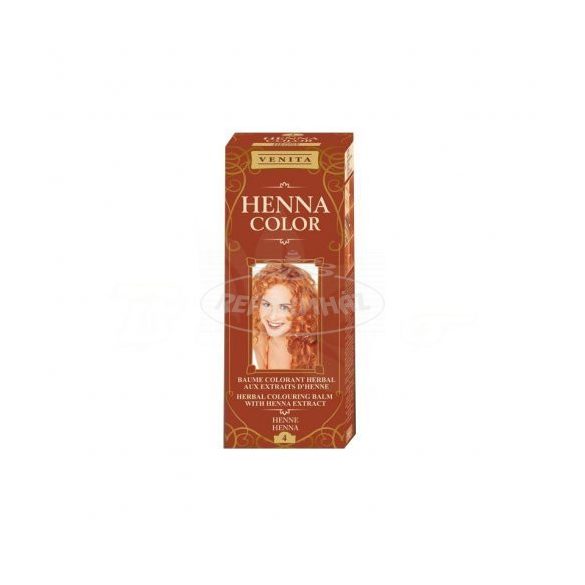 Henna color krémhajfesték 4 hennavörös 75ml