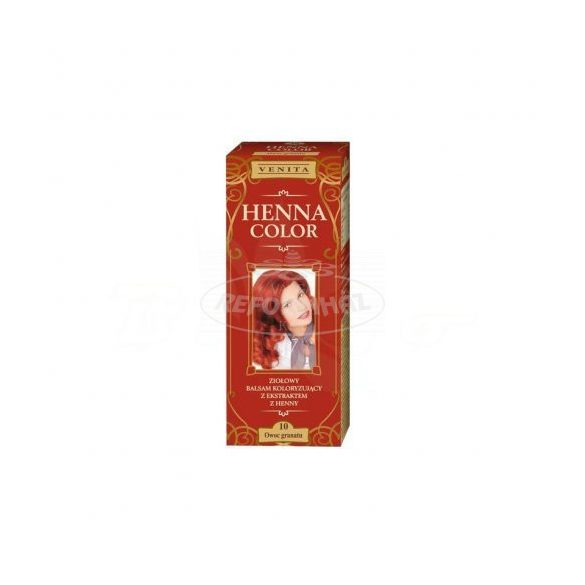 Henna color krémhajfesték 10 gránát vörös 75ml