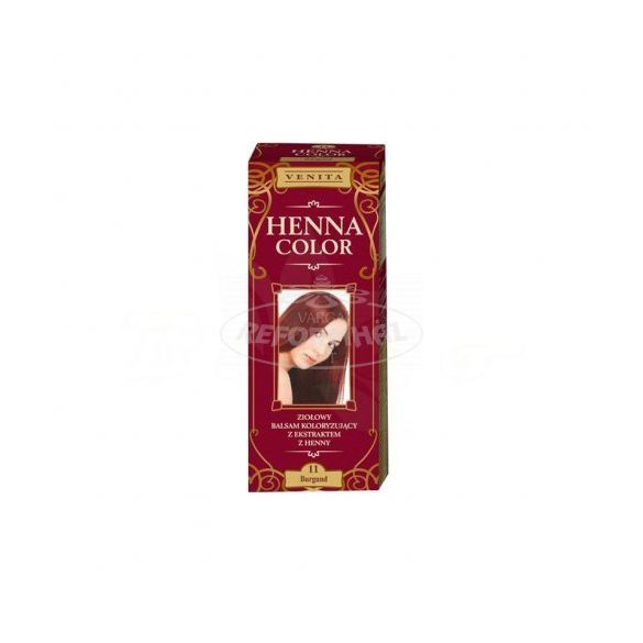 Henna color krémhajfesték 11 burgundi vörös 75ml 75ml