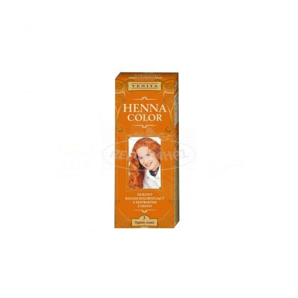 Henna color krémhajfesték 3 tűznarancs 75ml