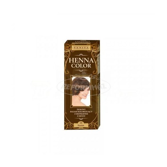 Henna color krémhajfesték 14 gesztenye barna 75ml