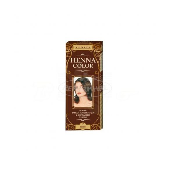 Henna color krémhajfesték 15 barna 75ml