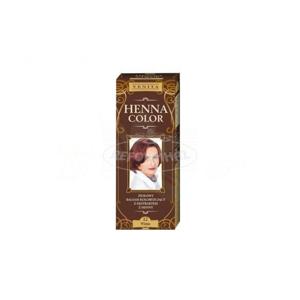 Henna color krémhajfesték 12 meggy vörös 75ml