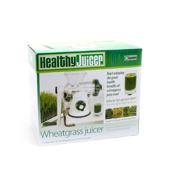 Healthy Juicer Búzafű- és zöldségprés fehér/zöld 1db