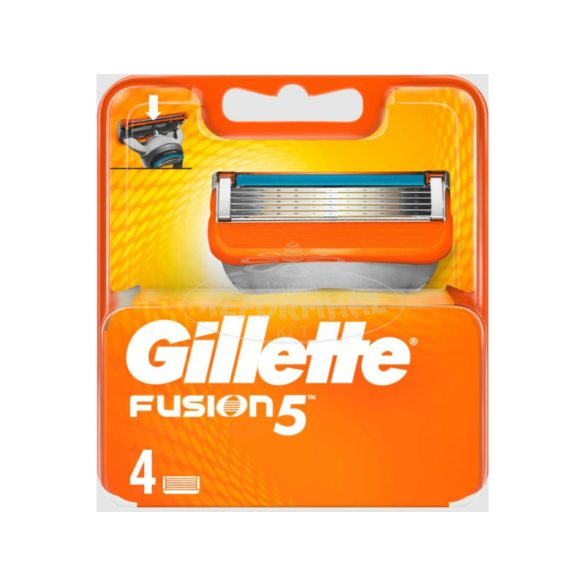 Gillette fusion 4's borotvabetét 4x