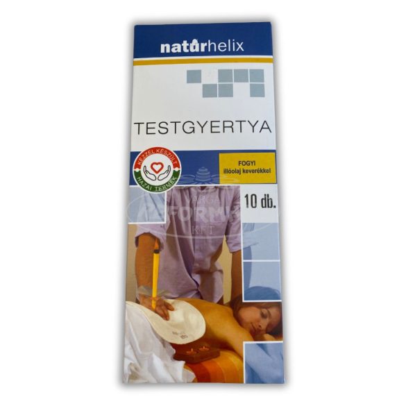 Natúrhelix Testgyertya fogyi 10db