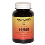 Highland l-lysine tabletta 100db