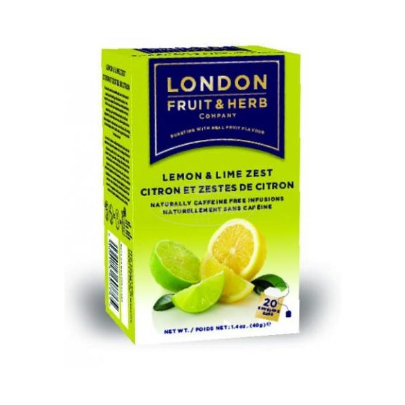 London citrom és lime tea filteres 20x