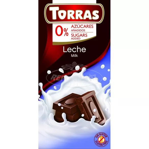 Torras Diabetikus tejcsokoládé HCN 75g