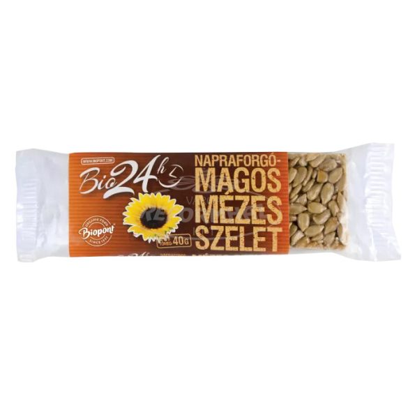 Biopont mézes napraforgós szelet 40g