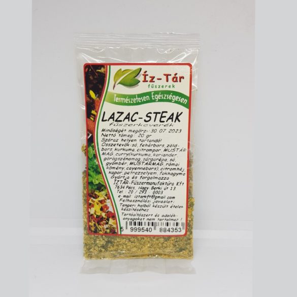 Íz-tár Lazac-steak fűszerkeverék 20g