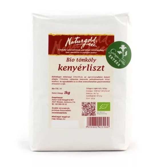 Naturgold bio tönköly kenyérliszt  TBL90 1000g