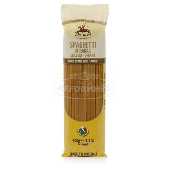 Alce Nero bio teljes kiőrlésű spagetti 500g
