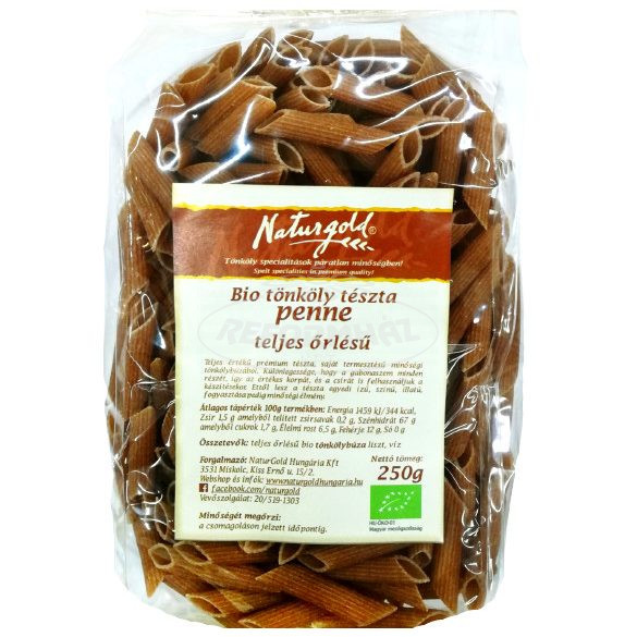 Naturgold tészta bio tönköly telj.kiőrl.penne 250g